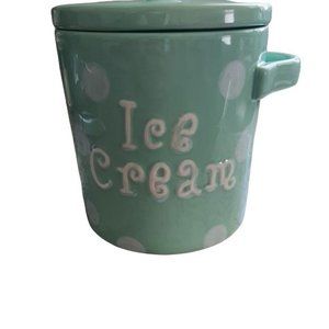 Ice Cream Ceramic Cookie Jar